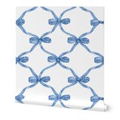 blue bow trellis