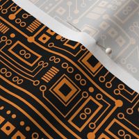 Evil Robot Circuit Board (Orange)