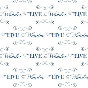 Live in Wonder!