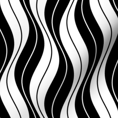 02194857 : veined sine waves : black & white