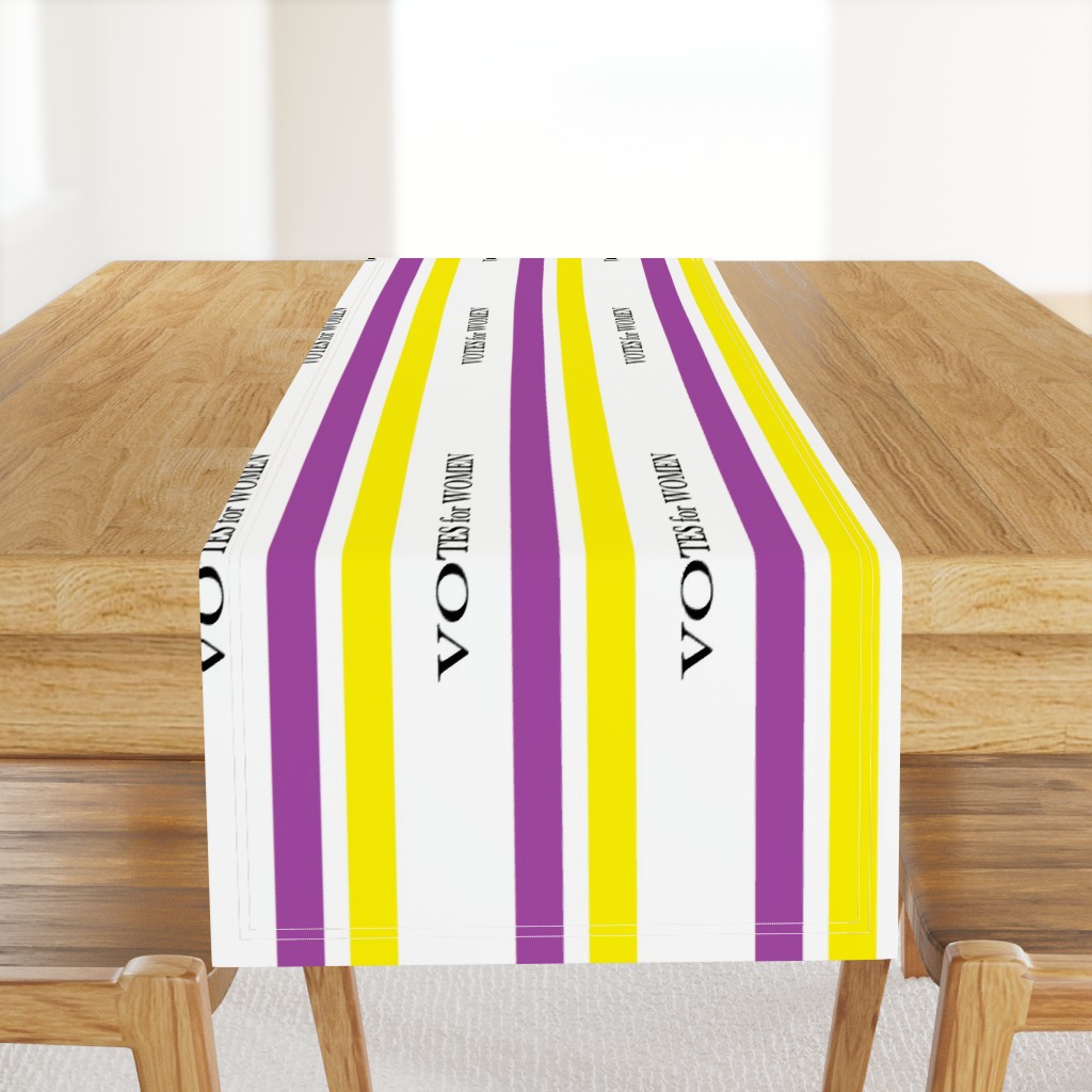 Suffragist Sash - Yellow and Violet