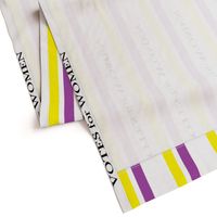 Suffragist Sash - Yellow and Violet