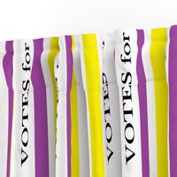 Suffragist Sash - Yellow and Violet