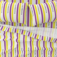 Suffragist Sash - Yellow and Violet