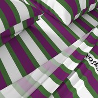 suffragist sash green and purple