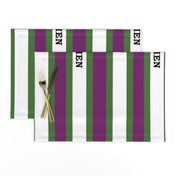 suffragist sash green and purple