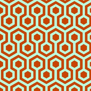 orange hexagons