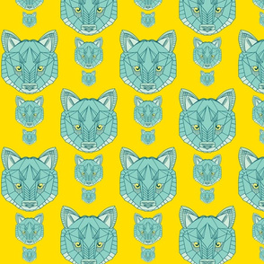 wolf aqua on lemon