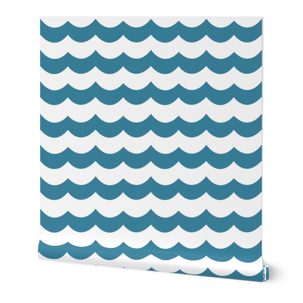 Chevron waves in Blue Green