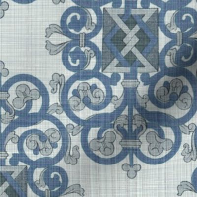 Celtic Knot ~ Blue Linen