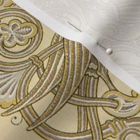 Celtic Bird ~ Beige Linen