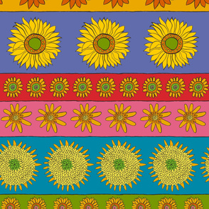 Sunflower Stripe Horizontal