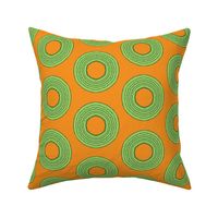 cacti donut on orange