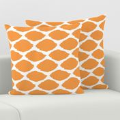 Tangerine Oval Ikat