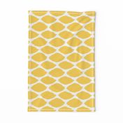 Lemon Oval Ikat