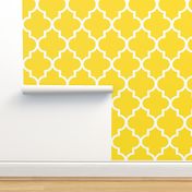 Custom Lemon Quatrefoil - Large Scale