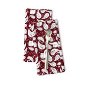 Aggie paisley maroon out