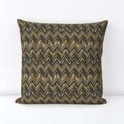 Burnished Chevron Zig Zag