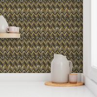 Burnished Chevron Zig Zag