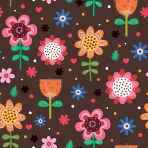  Floral seamless pattern