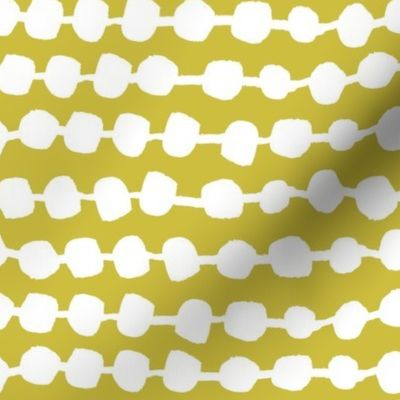 Dots in Rows - Mustard by Andrea Lauren