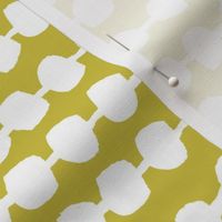 Dots in Rows - Mustard by Andrea Lauren
