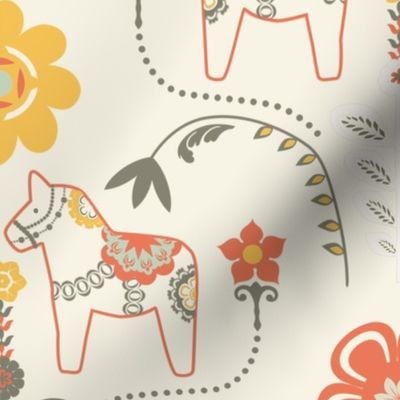 "dala horse paste multico L"