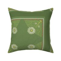 Art Nouveau Daisy Pillow