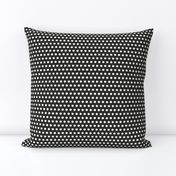 charcoal white petite polka