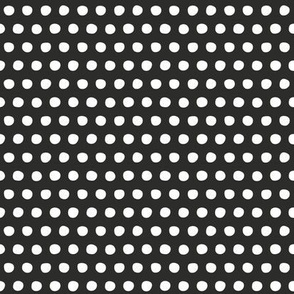 charcoal white petite polka