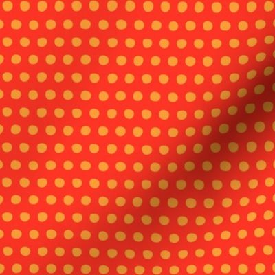 red saffron petite polka