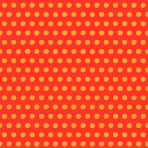 red saffron petite polka