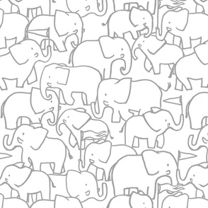 Hugo Grey Elephants