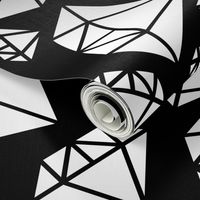 white diamonds on black | pencilmeinstationery.com