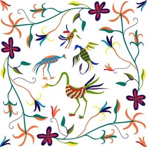 Otomi Birds_white