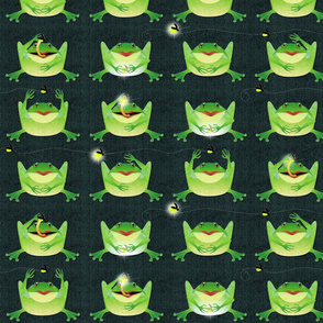 frogs love fireflies