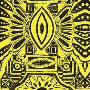 African Style-Black n Yellow