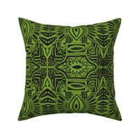 African Style-Black n Olive Green