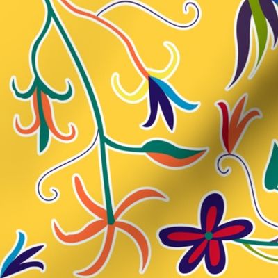 Otomi Birds_gold