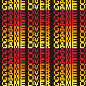 8-bit Game Over Firey
