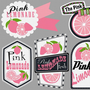 Julie's Pink Lemonade Labels