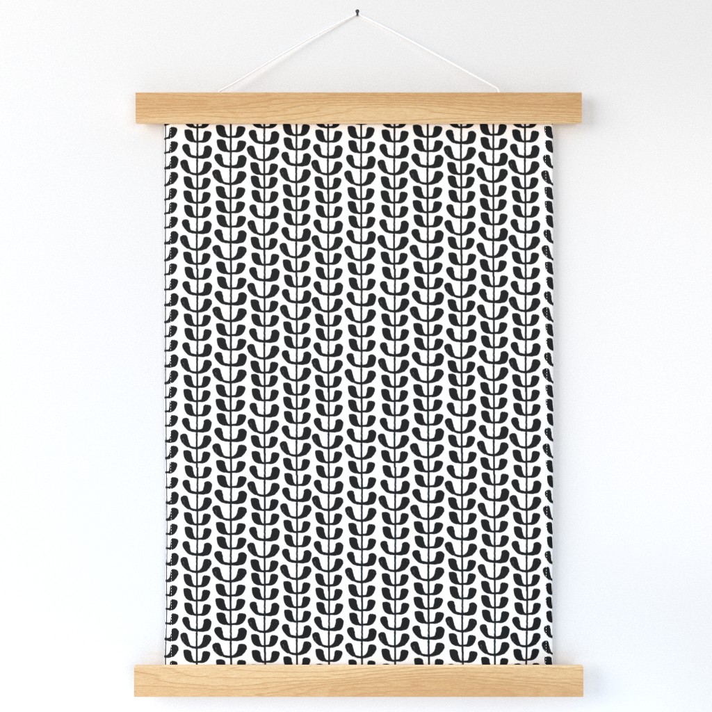 Kitchen Vines - White/Black by Andrea Lauren