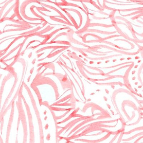 Wavy Paisley in Pink