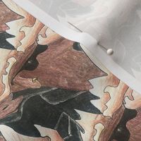 Color Pencil Moose Tessellation