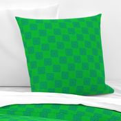 Interlocking Spirals - Green