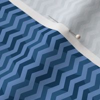 twilight chevron ripples in blue