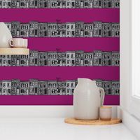 Rowhomes in grey and magenta- REVISED