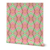 Zigzag Pastel Rainbow, Pink