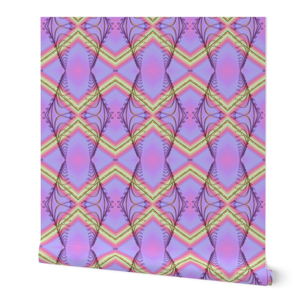 Zigzag Pastel Rainbow, Purple