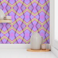 Zigzag Pastel Rainbow, Purple